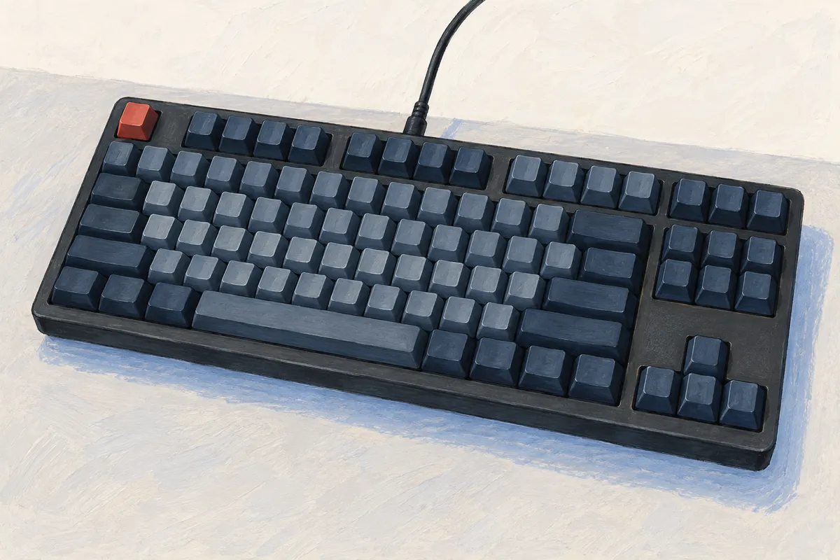 Keychron C3 Pro 8K editorial illustration